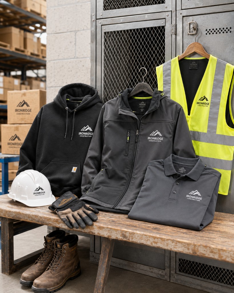 Branded workwear for Berkshire trade and service teams